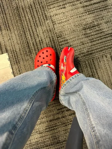 Lightning McQueen Crocs - All sizes Classic Clogs photo review