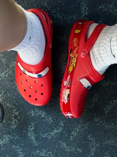 Lightning McQueen Crocs - All sizes Classic Clogs photo review